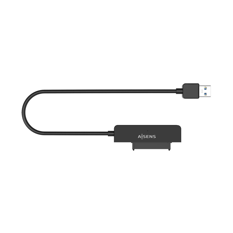 ADAPTADOR AISENS SATA A USB-A USB 3-0-3-1 GEN1 DISCOS 2-5 NEGRO