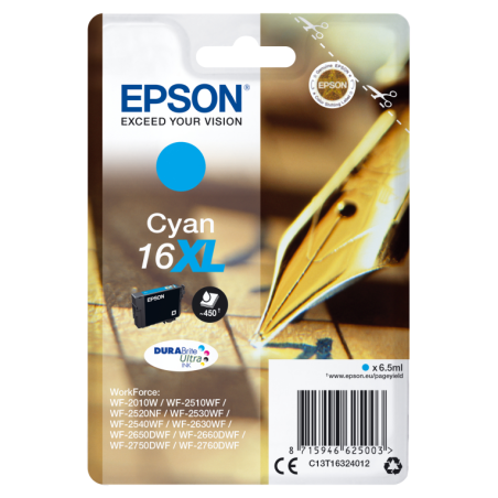 Cartucho tinta epson t163240 cian xl