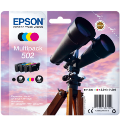 Multipack tinta epson 502 c13t02v64010 negro