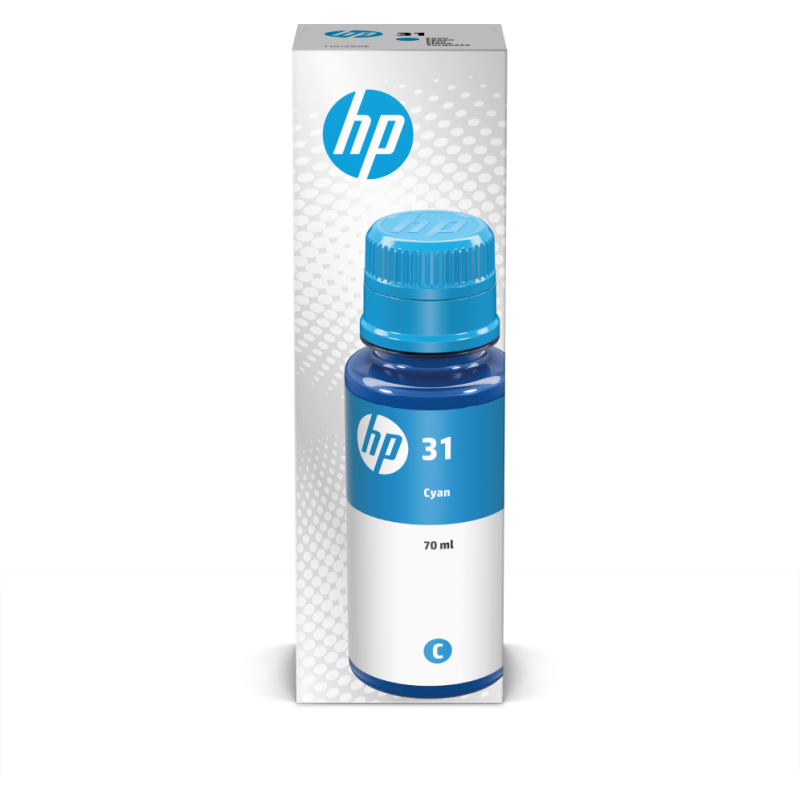 BOTELLA TINTA HP 31 CIAN 70ML