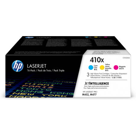 TONER HP 410X PACK 3 COLORES