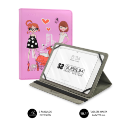 Funda Subblim Trendy Fashion Girls para Tablets de 10-1"-11"