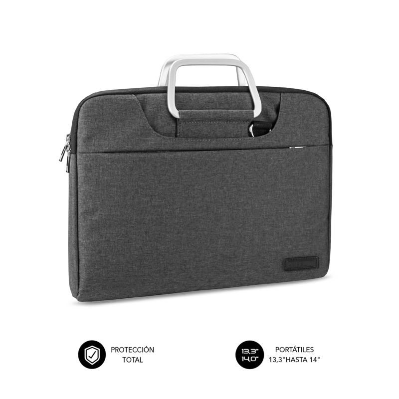 FUNDA PORTATIL SUBBLIM BUSINESS LAPTOP SLEEVE 13,3-14" GREY