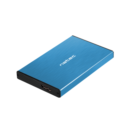 CAJA EXTERNA NATEC RHINO GO DISCO DURO 2,5" USB 3-0 SATA AZUL