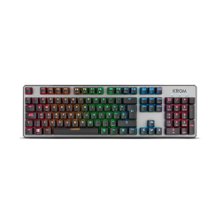 TECLADO GAMING KROM KERNEL USB RETROILUMINADO MECANICO NEGRO