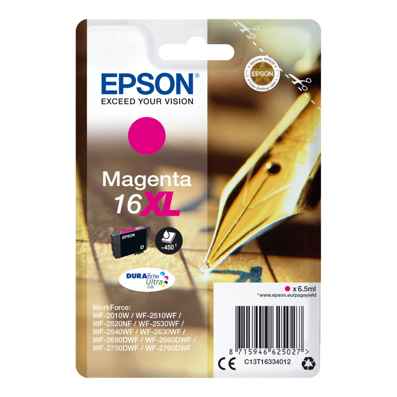 TINTA EPSON DURABRITE 16XL MAGENTA WF2630WF WF2010