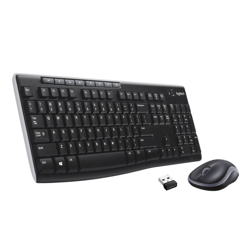 COMBO TECLADO RATON LOGITECH MK270 RF INALAMBRICO NEGRO