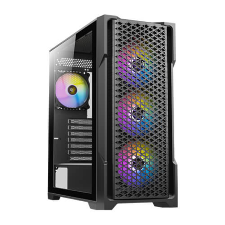 CAJA GAMING ANTEC AX90 ELITE ATX 2XUSB 2-0 SIN FTE NEGRO ARGB