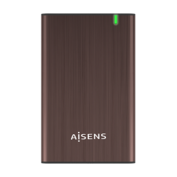 AISENS CAJA EXTERNA 2-5" ASE-2525BWN 9-5MM SATA A USB 3-0 USB3-1 GEN1 MARRON