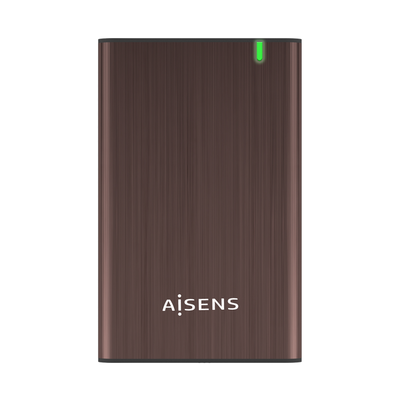 AISENS CAJA EXTERNA 2-5" ASE-2525BWN 9-5MM SATA A USB 3-0 USB3-1 GEN1 MARRON