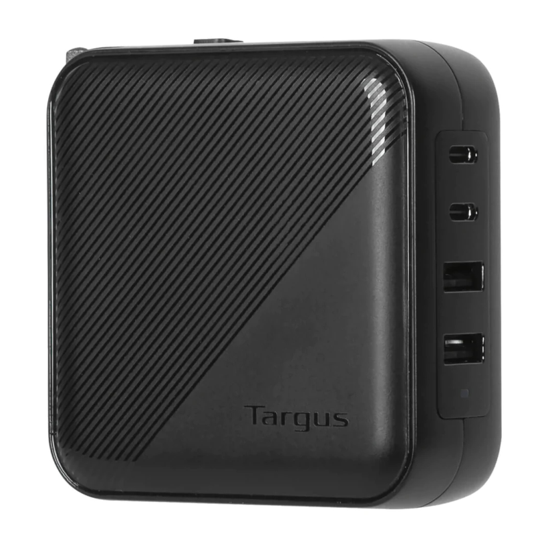 CARGADOR ADAPTADOR TARGUS 100 W GAN CHARGER - MULTI PORT - WITH TRAVEL ADAPTERS