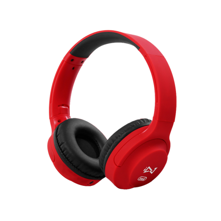 AURICULARES ESTÉREO DIGITAL CON MICRÓFONO 1,2 M CABLE TREVI DJ 601 M ROJO