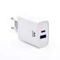 CARGADOR MOVIL EWENT CARGA RAPIDA PUERTOS USB-C Y USB-A 20W BLANCO