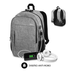 MOCHILA SUBBLIM URBAN LOCK BACKPACK 16" GREY