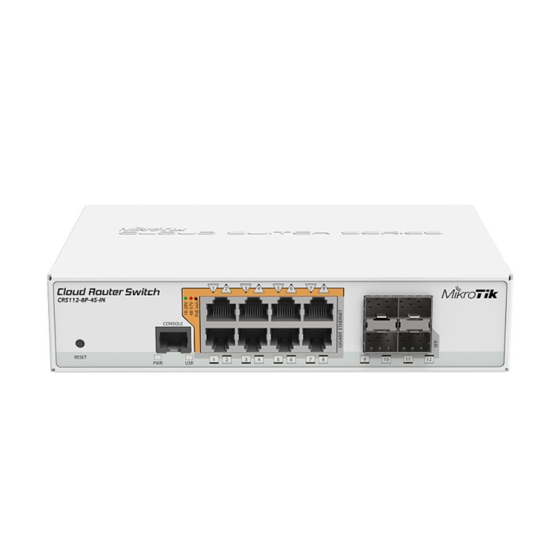 SWITCH MIKROTIK CRS112-8P-4S-IN