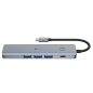 LEOTEC DOCKING STATION 6EN1 1USB-C PD100 POWER&DATOS 3USB3-0 1HDMI 4K 30HZ