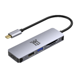 HUB MAILLON PREMIUM TIPO C 3-1 TO HDMI 4K ALUMINIO 5-1