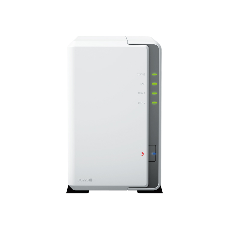 NAS SYNOLOGY DS223J ETHERNET BLANCO RTD1619B