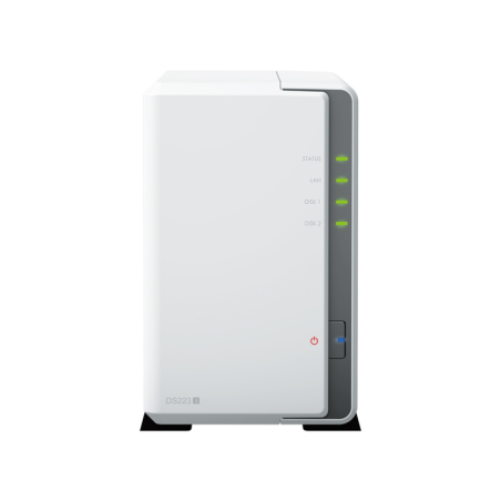 NAS SYNOLOGY DS223J ETHERNET BLANCO RTD1619B