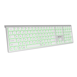 Teclado Inalámbrico Subblim Master- Plata y Blanco