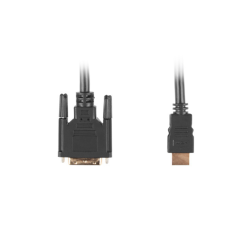 CABLE HDMI LANBERG MACHO-DVI-D 18+1 MACHO SINGLE LINK 0-5M NEGRO