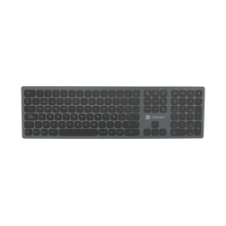 TECLADO WIRELESS NATEC DOLPHIN SLIM SWITCH X-SCISSOR BT5-0 BT3-0 2-4GHz ALUMINIO