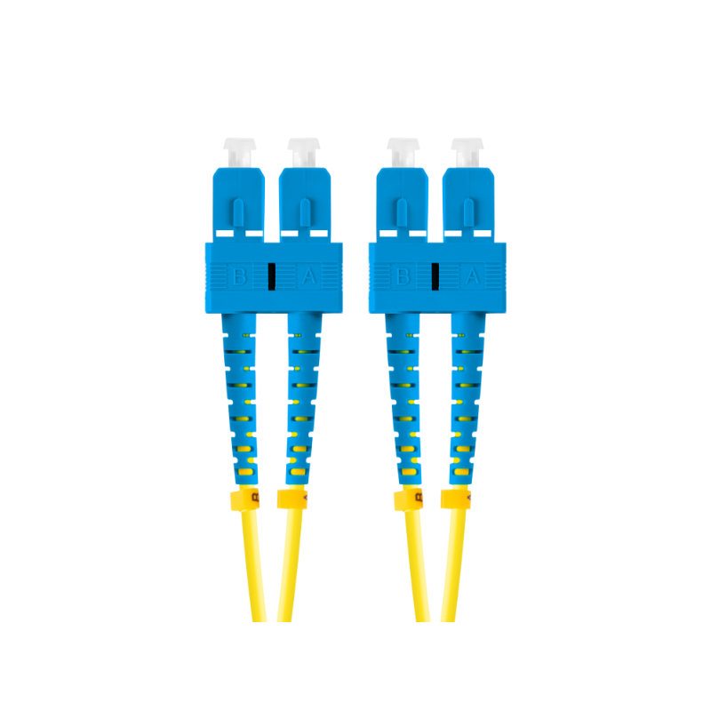 CABLE DE FIBRAOPTICA LANBERG 2M MONO SC-UPC-SC-UPC DUPLEX G657A1 LSZH AMARILL