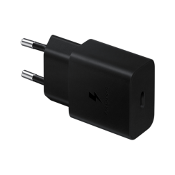 CARGADOR SAMSUNG USB-C 15W BLACK CON CABLE