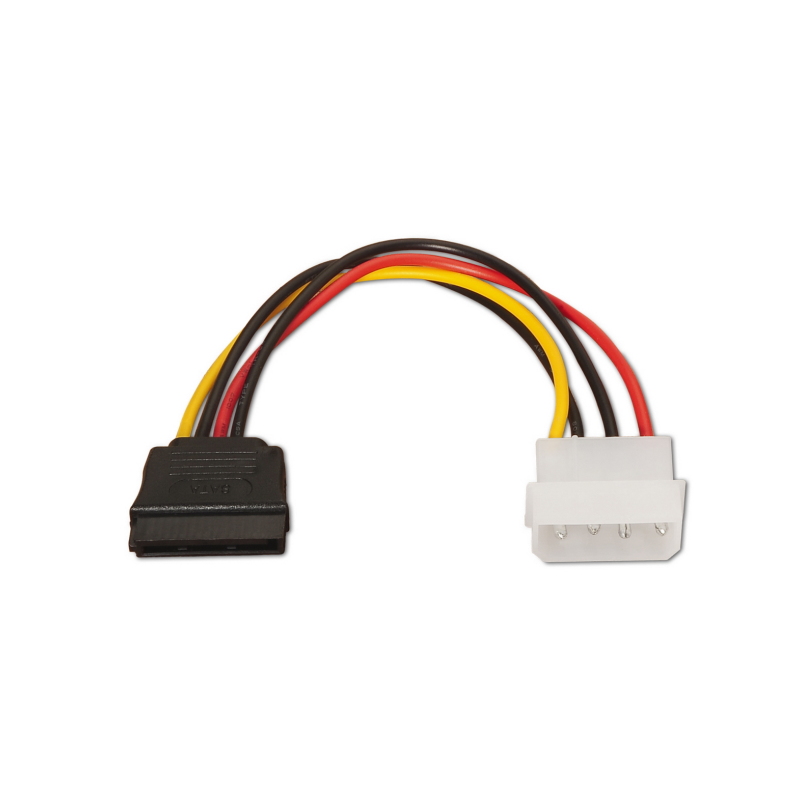 CABLE AISENS SATA ALIMENTACION MOLEX 4PIN M-SATA-H 16CM