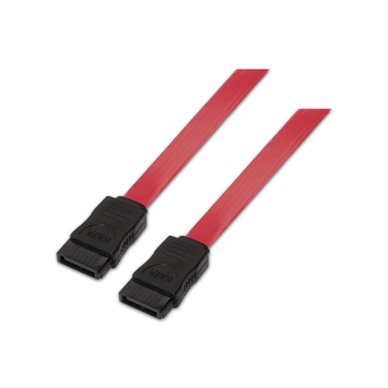 CABLE AISENS SATA III DATOS 6G DATOS ROJO 0-5M