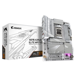 PLACA BASE GIGABYTE X870 A ELITE WF7 ICE G10 AM5 ATX 4XDDR5