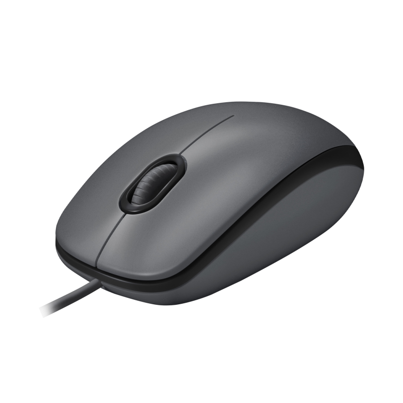 Ratón Logitech M100- Hasta 1000 DPI- Negro