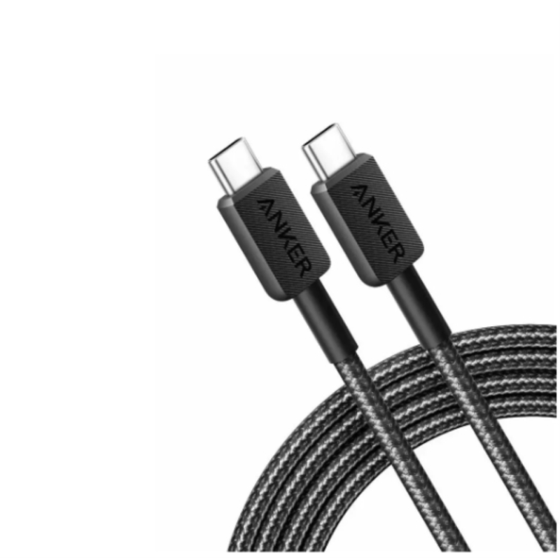 CABLE ANKER 310 USB-C A USB-C CABLE TRENZADO 0,9M 240W NEGRO