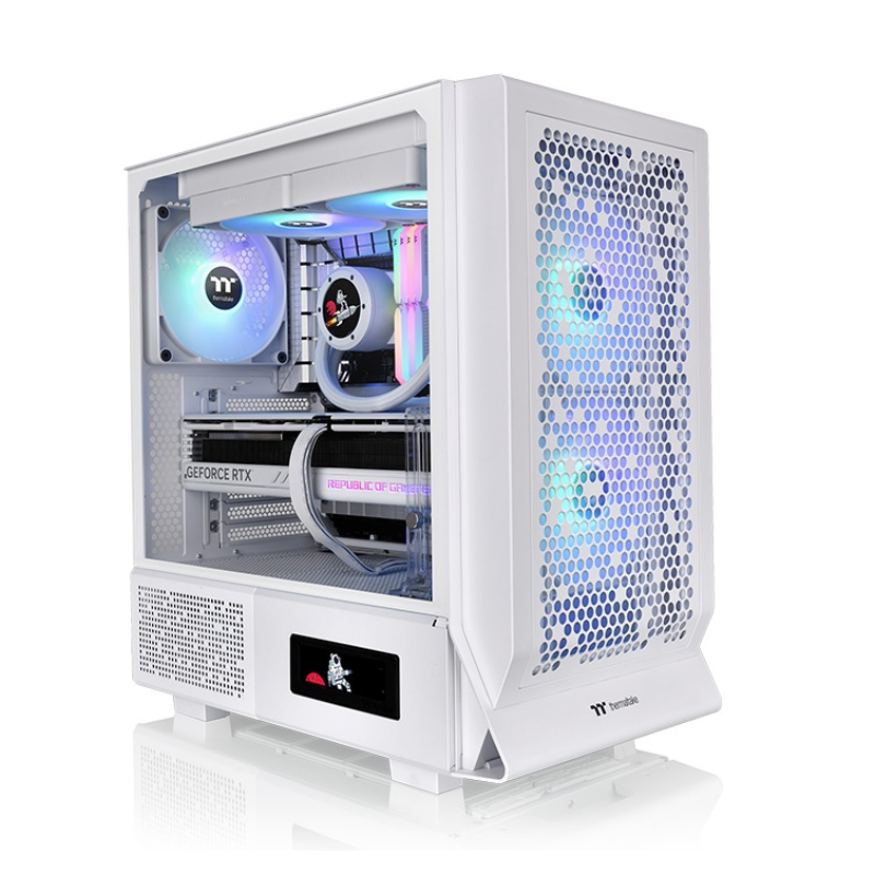 CAJA THERMALTAKE CERES 330 TG ARGB SNOW ATX 2XUSB 3-0 SIN FUENTE BLANCO