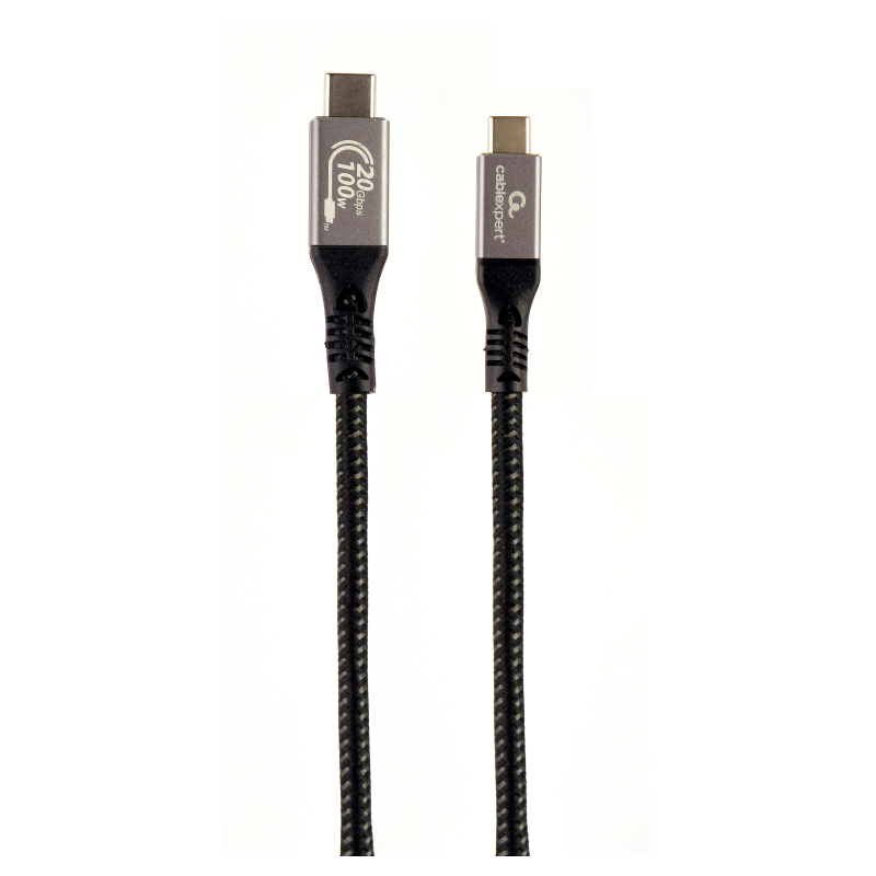 CABLE GEMBIRD USB 3-2 GEN- 2X2 TIPO C DE PRIMERA CALIDAD, 20 GBPS, 100 W, 1,5 M