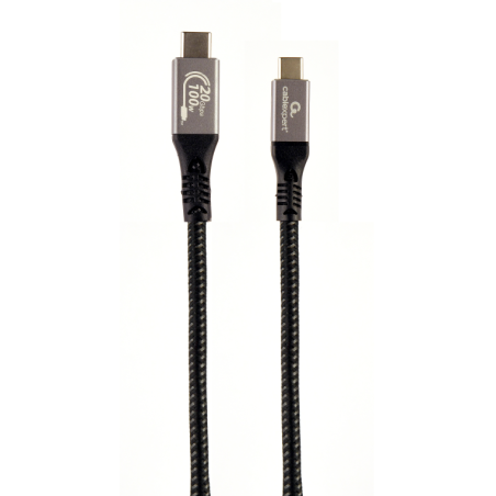 CABLE GEMBIRD USB 3-2 GEN- 2X2 TIPO C DE PRIMERA CALIDAD, 20 GBPS, 100 W, 1,5 M