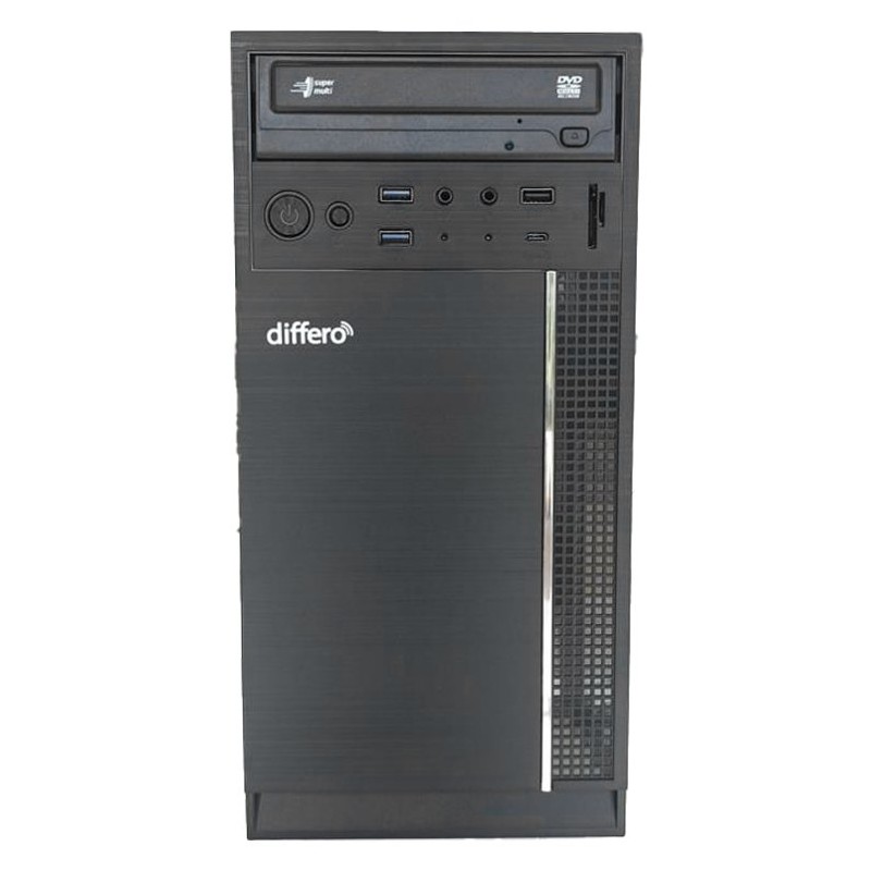 PC DIFFERO V15 I5 12400 16GB SSD 1TB NVME NO DVD HPA3 USB-C TRASERO