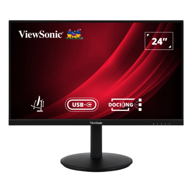 MONITOR VIEWSONIC 24" VG2409-U FHD IPS 2 X HDMI DP IN OUT USB C RJ45 ERGO