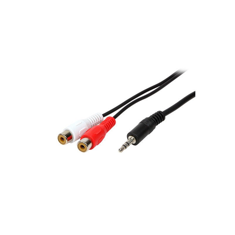 CABLE AUDIO 1xJACK 3-5M A 2xRCA H LOGILINK 0-2M