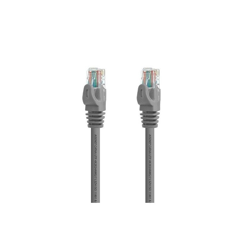 CABLE RED AISENS RJ45 LSZH CAT-7 25CM GRIS