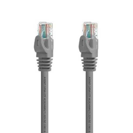 CABLE RED AISENS RJ45 LSZH CAT-7 25CM GRIS