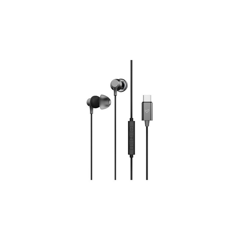 AURICULARES ENERGY SISTEM TIPO C METALLIZED DARK