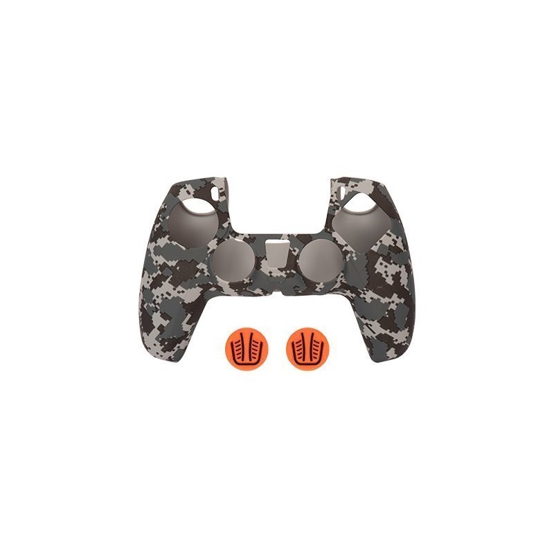 KIT FUNDA+GRIPS MANDO PS5 FR-TEC DIGITAL BLACK