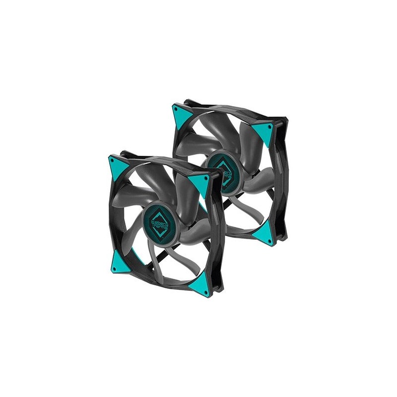 VENTILADOR 140X140 ICEBERG-THERMAL ICEGALE BLACK 2P