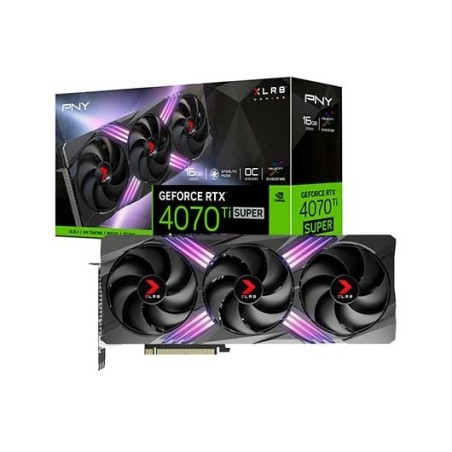 TARJETA GRAFICA PNY 4070TI SUPER 16GB XLR8 GAMING VERTO