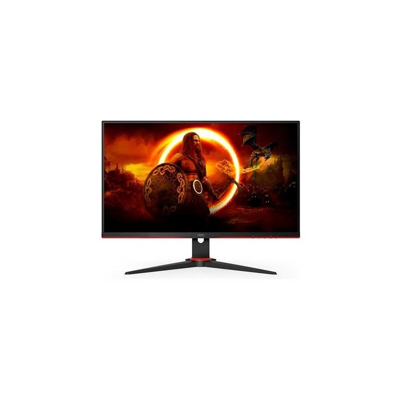 Monitor Gaming AOC Q27G2E-BK 27"- QHD- 1ms- 144Hz- VA- Negro y Rojo