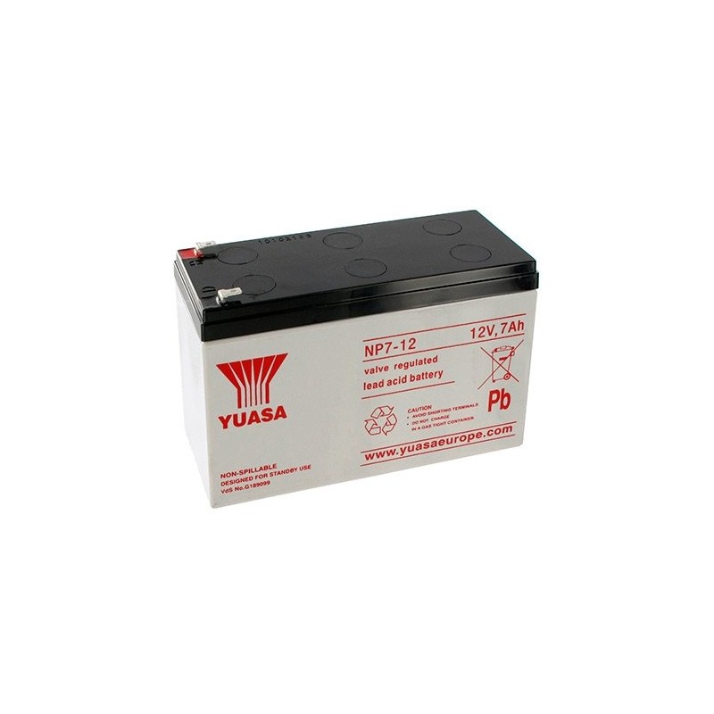 BATERÍA YUASA 7Ah-12V PARA SAI