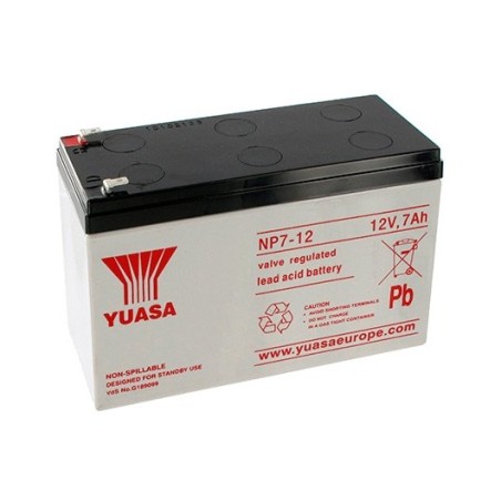 BATERÍA YUASA 7Ah-12V PARA SAI