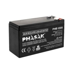 Batería Phasak PHB 1209 compatible con SAI-UPS PHASAK según especificaciones