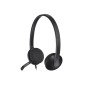 Auriculares Logitech H340- con Micrófono- USB- Negros